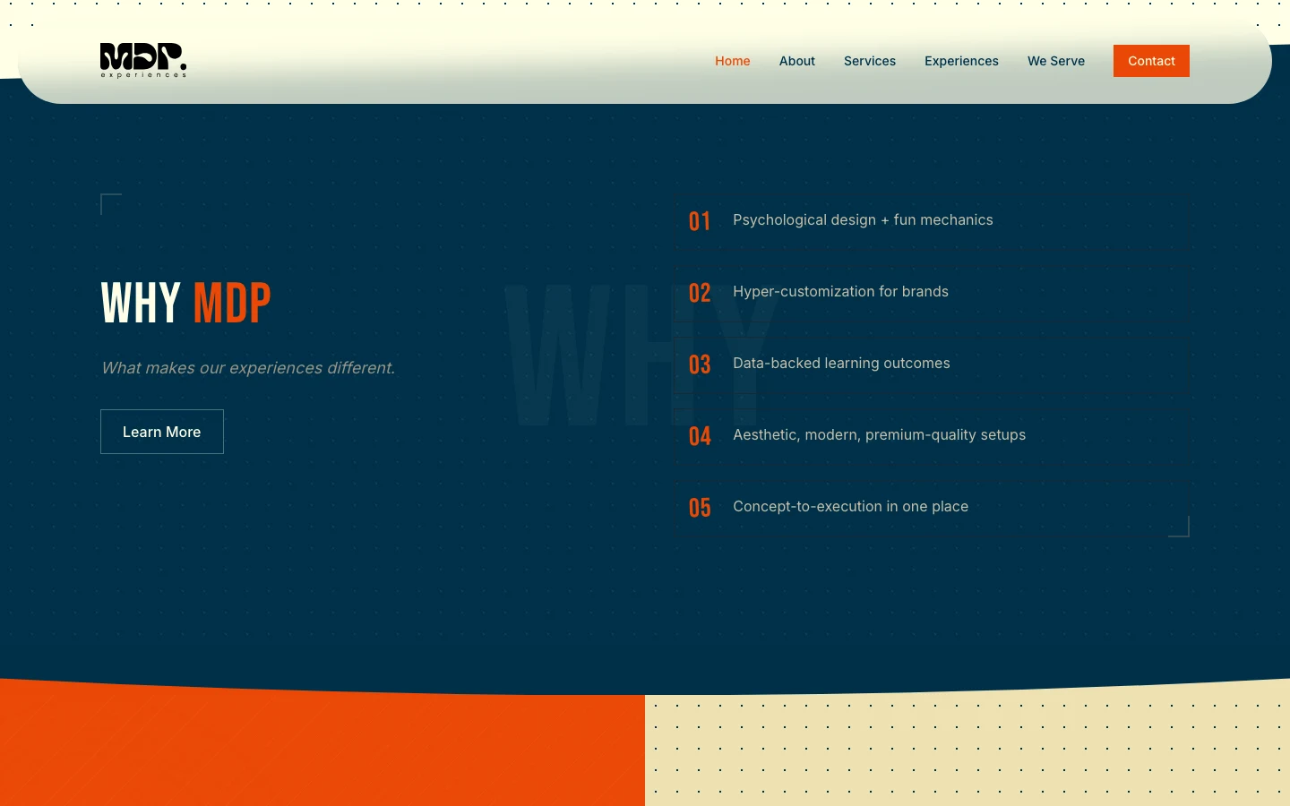 Why MDP Experiences. Psychological design, hyper-customization for brands, data-backed outcomes